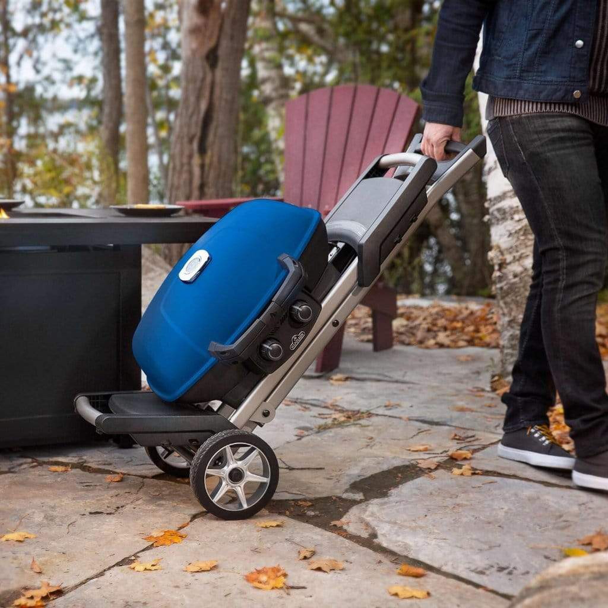 Scissor Cart - High Lid - Blue