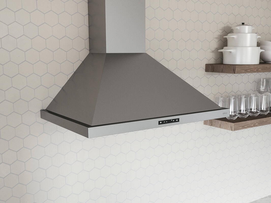 Zephyr Ombra Chimney Hood 30" LED ACT