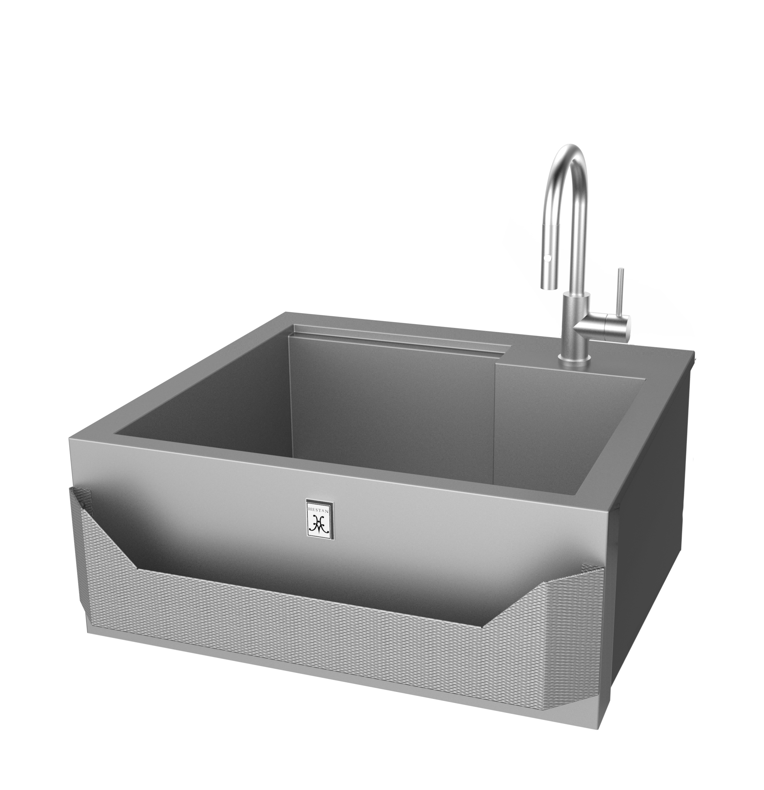 Hestan FAUCET HOT/COLD SINGLE HANDLE w/ PULLOUT SPRAY