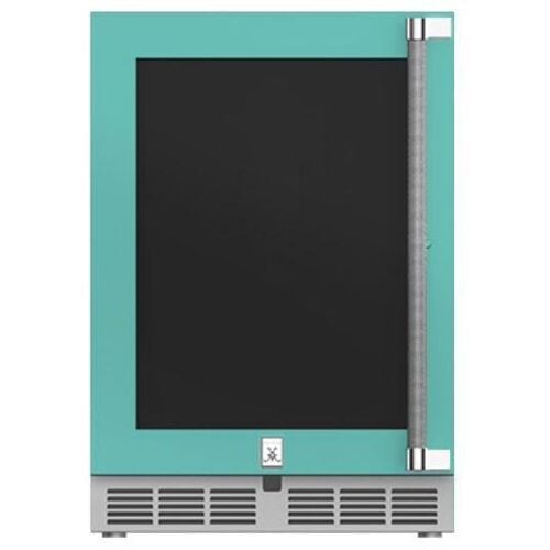 Hestan Outdoor Refrigerator 24" Lock Dual Zone Left Hinged