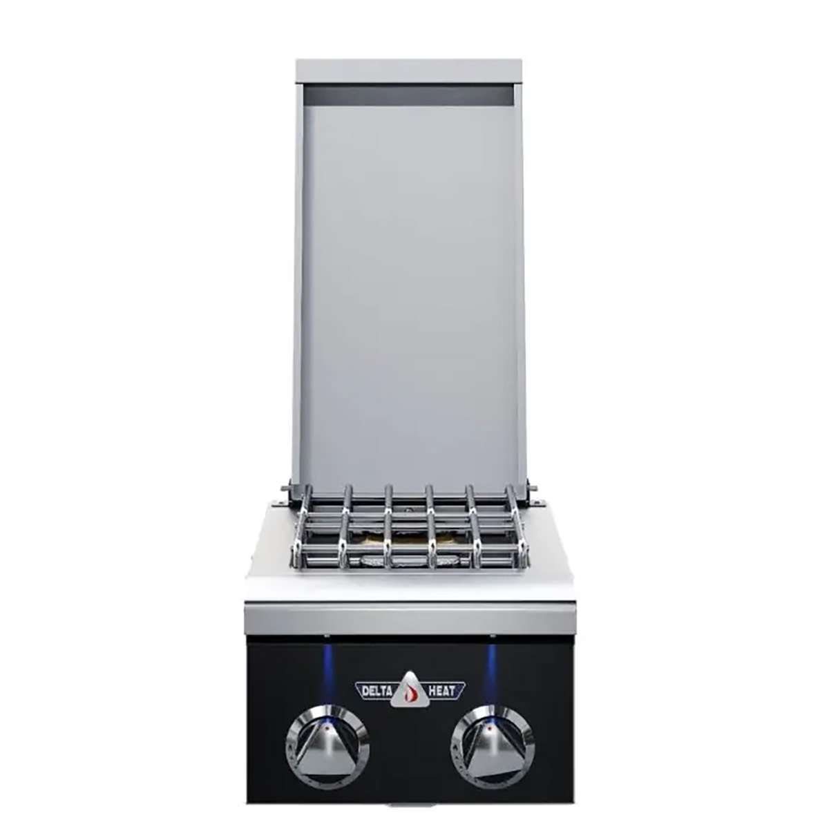 12" Delta Heat Double Side Burner, Black Control P