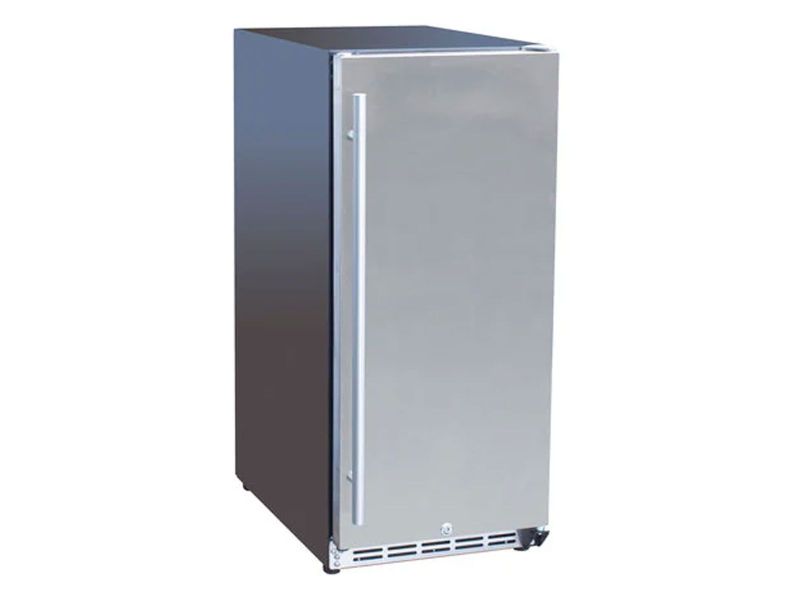 TrueFlame 15" Outdoor Refrigerator - Solid Door