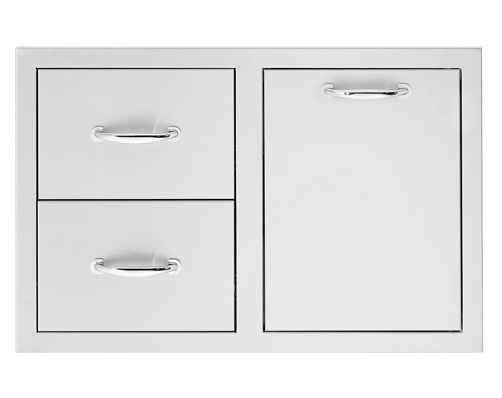 TrueFlame 33" Door & Double Drawer Combo - Low Profile