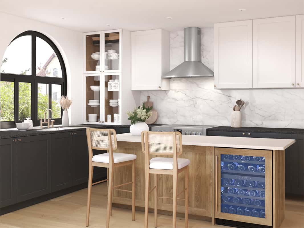 Zephyr Savona Chimney Hood 36" LED 600CFM ACT