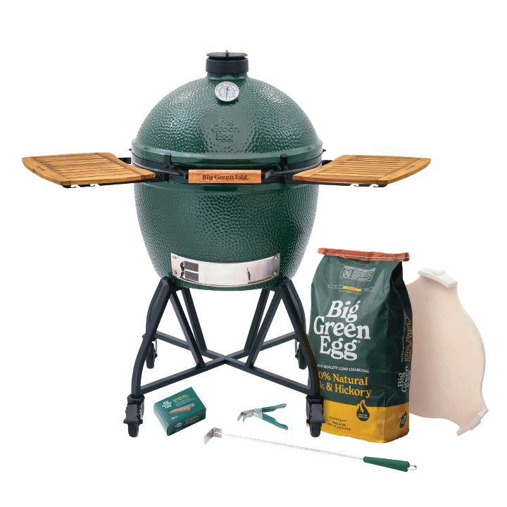 Big Green Egg Xl Big Green Egg In An Integgrated Nest+Handler With Mates Package
