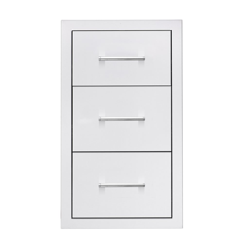 TrueFlame 17" Triple Drawer