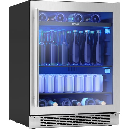 Zephyr 24" Undercounter Beverage Center 1 Zone ADA - Glass Door