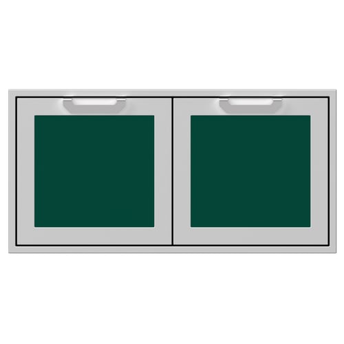 Hestan 42" Double Storage Doors Recessed Marquise Accented Panels