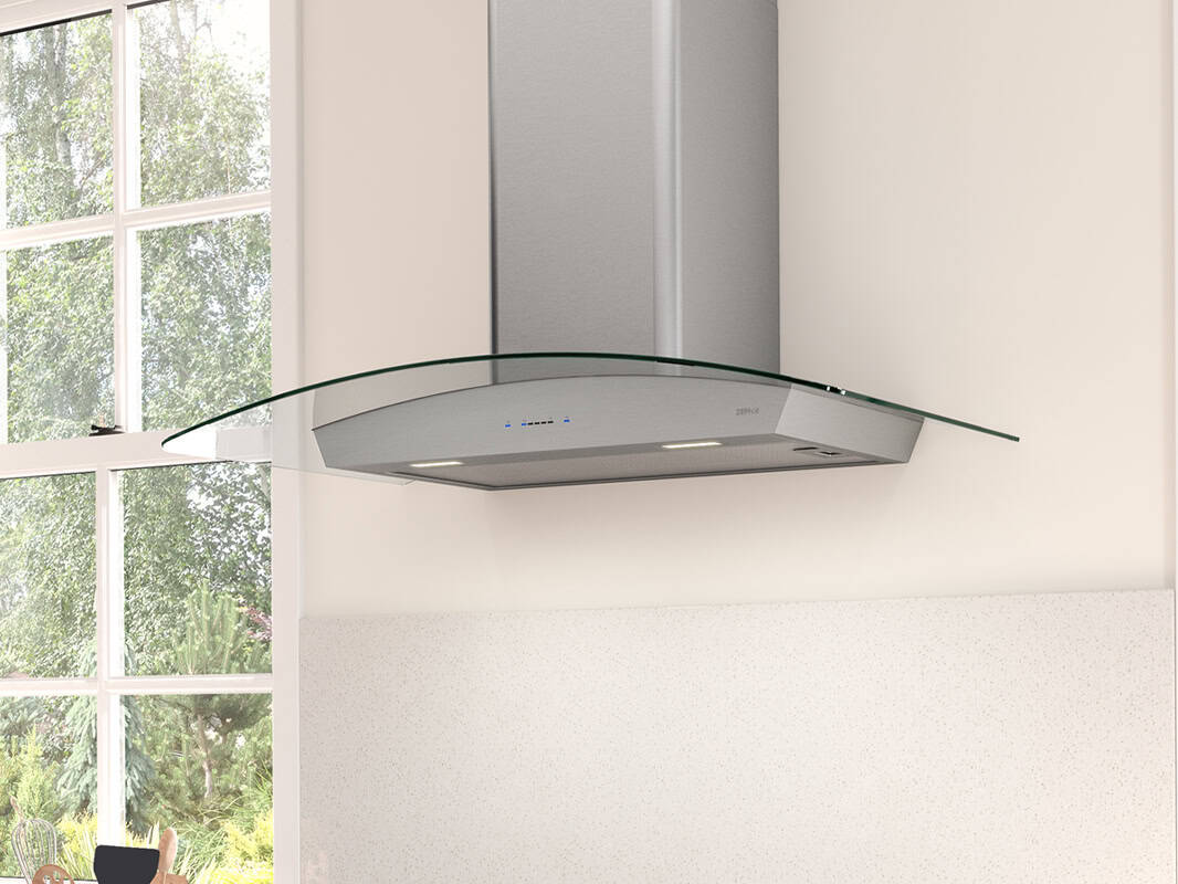 Zephyr Ravenna Chimney Hood 90cm 600 CFM LED