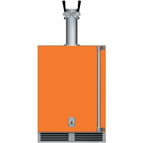 Hestan 24" Double Faucet Beer Dispenser Solid Door & Lock Left H