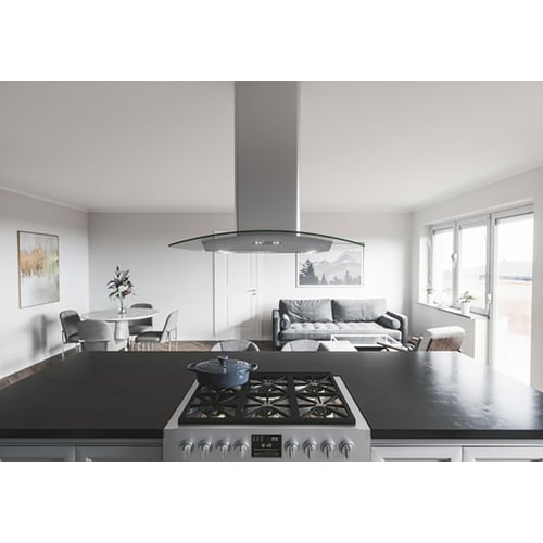 Zephyr Milano Connect Island Hood 36" LED AC