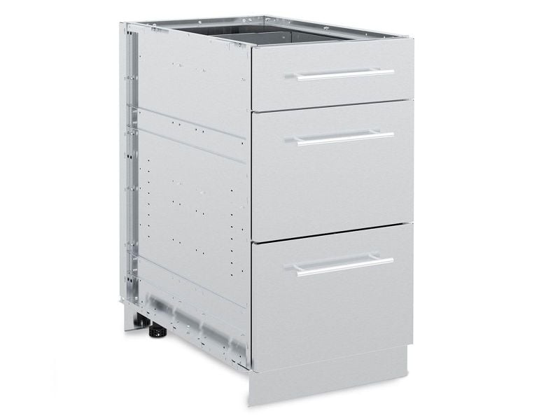 3 Drawer Stainless Steel Cabinet