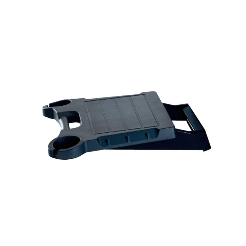 Broilmaster Side Shelf, Drop-Down Painted Supports, Solid Surface with Cup Holders