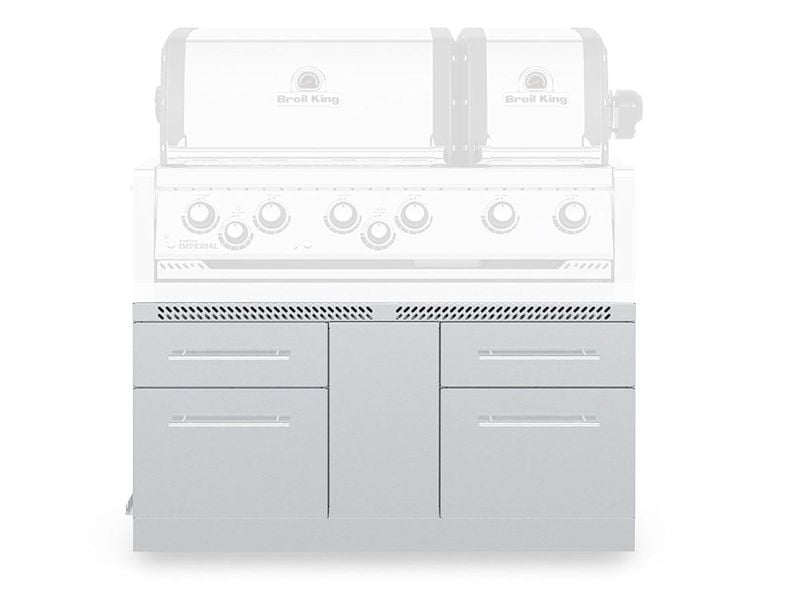 Broil King 6 Burner Stainless Steel Cabinet