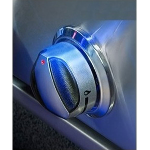 Delta Heat Knob, Silver Metallic w/ Black Graphics