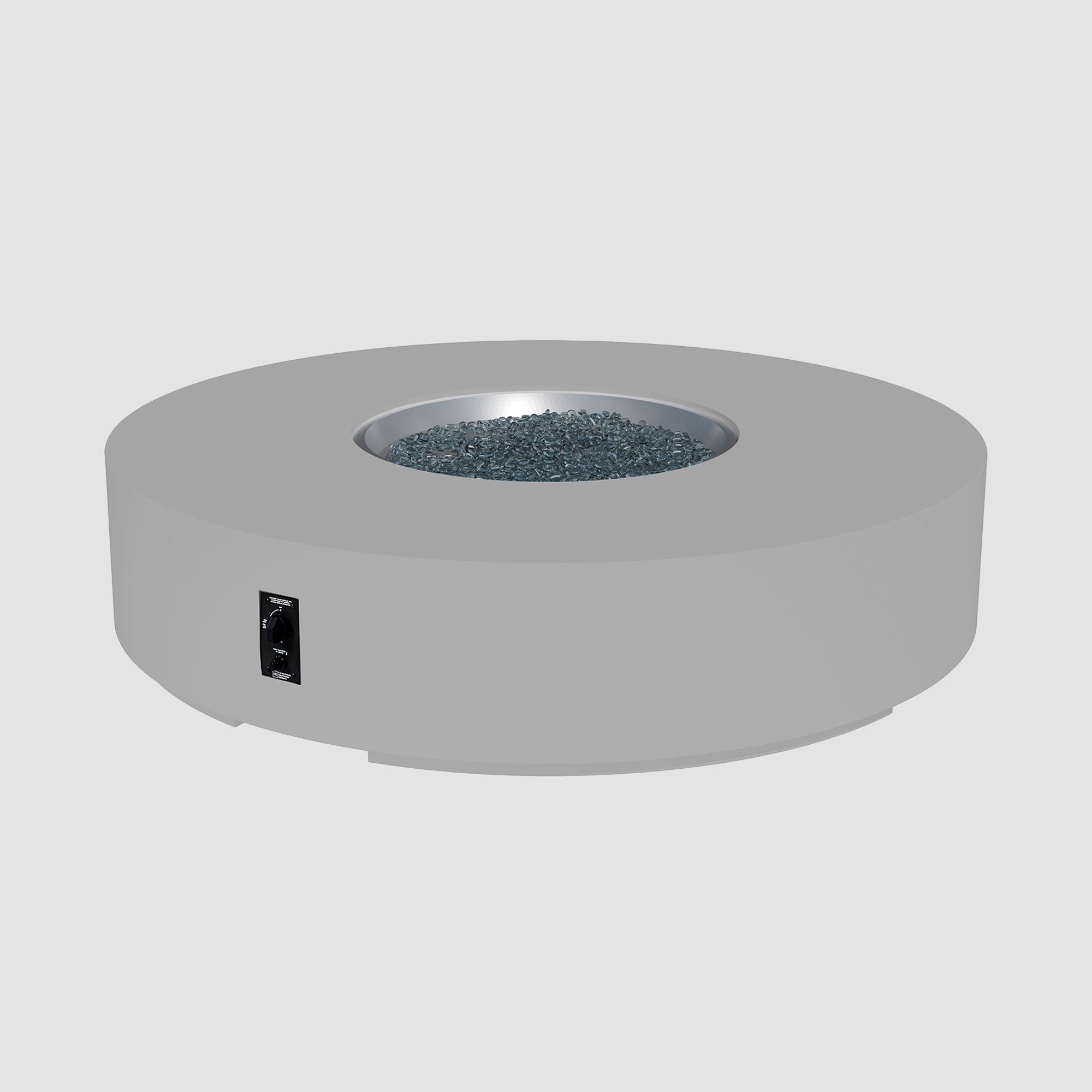 72" Natural Grey Cove Fire Pit Table