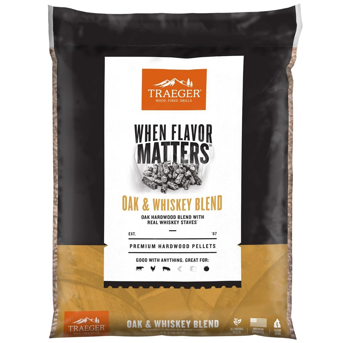 WHISKEY BARREL PELLETS (20LB)