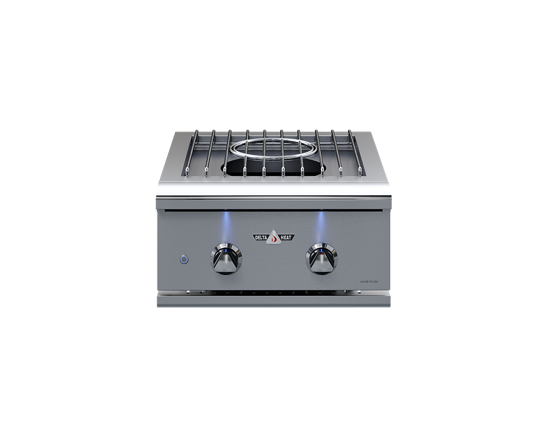 Delta Heat 22" Delta Heat Power Burner, Black Control Panel (