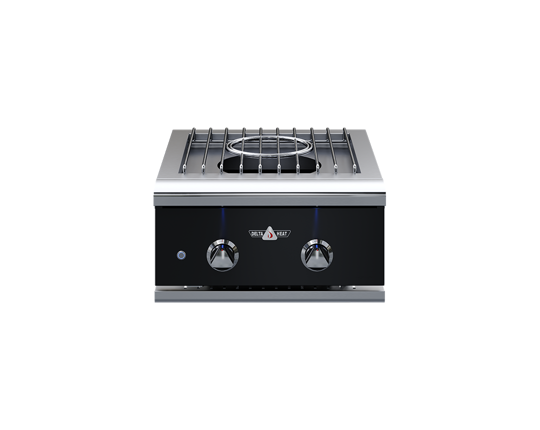 Delta Heat 22" Delta Heat Power Burner, Black Control Panel (