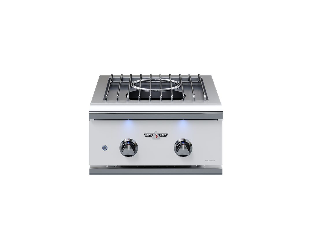 Delta Heat 22" Delta Heat Power Burner, Black Control Panel (