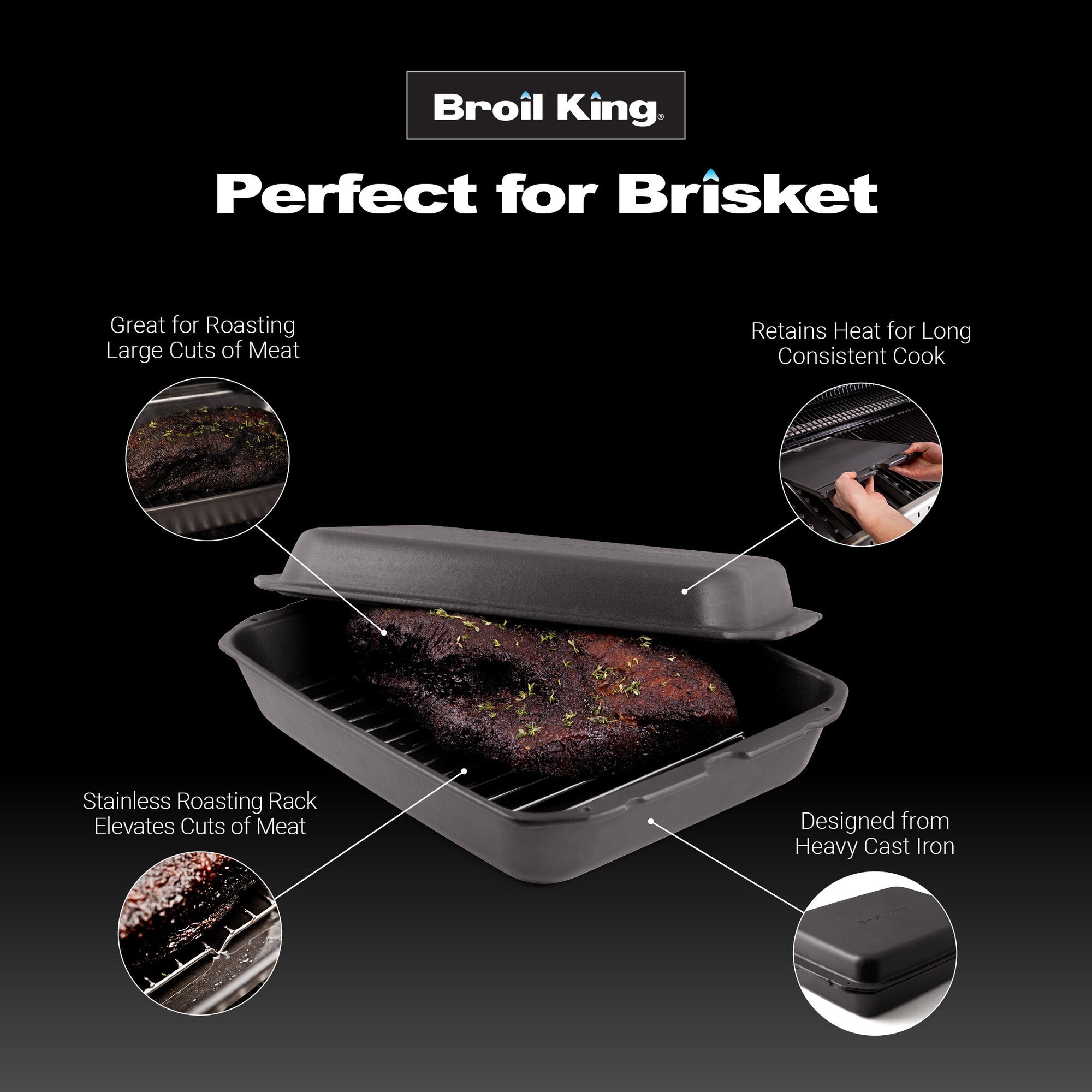 Broil King Cast Iron Multi Roaster