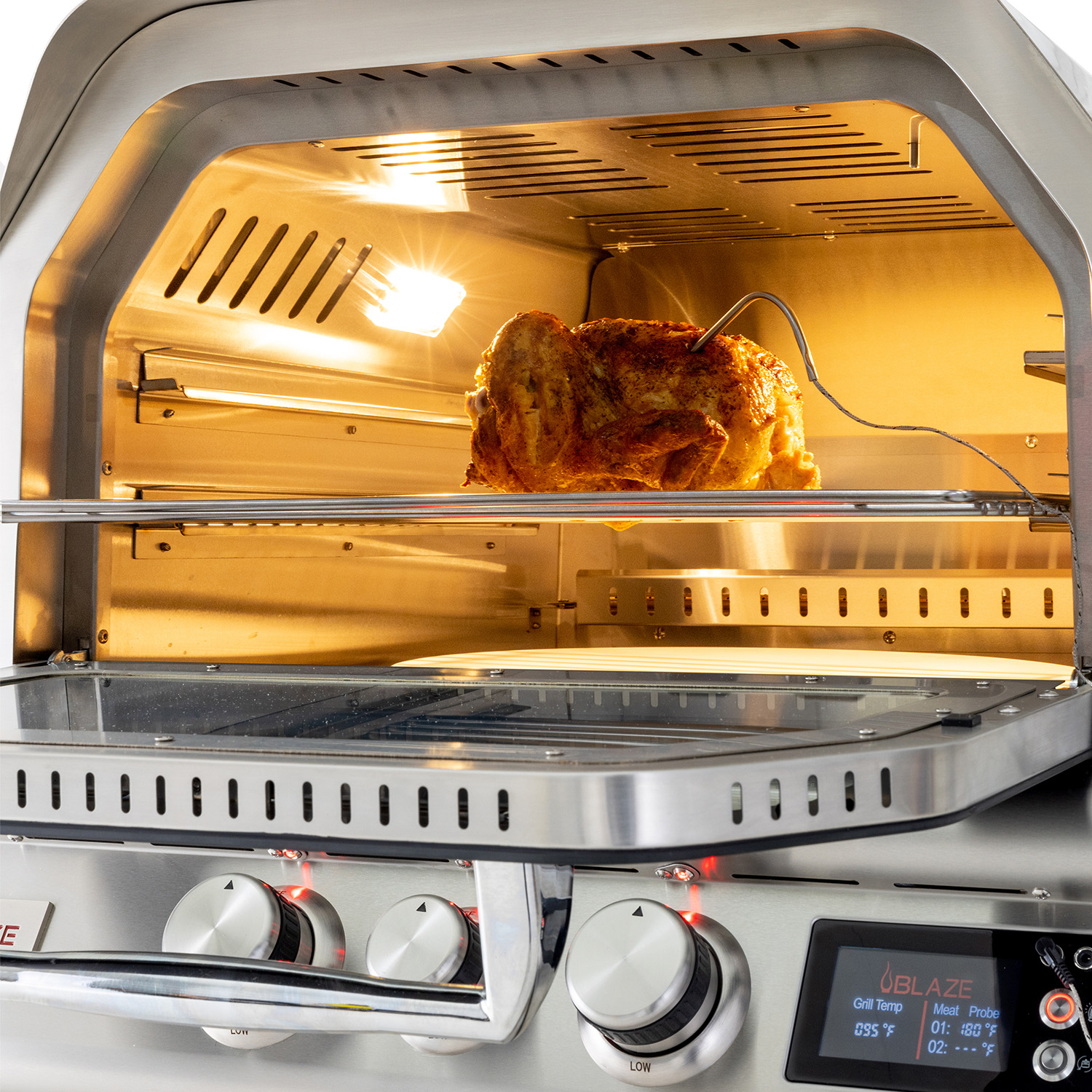 Blaze 26-Inch Gas Outdoor Oven With Rotisserie