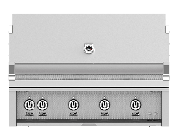 Hestan 42" Built-In Grill 3 Trellis Burners 1 Sear Burner Rotiss