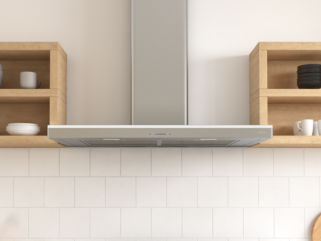 Zephyr Luce Chimney Hood 30" LED 600 CFM ACT