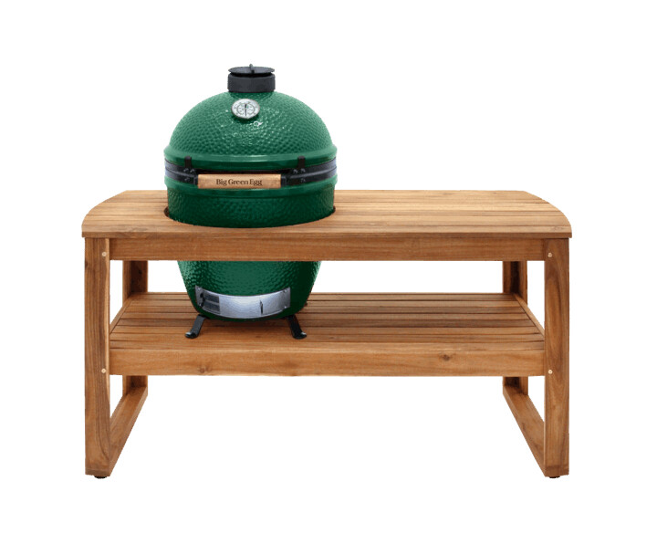 Big Green Egg Table - Solid Acacia Hardwood For Large Egg