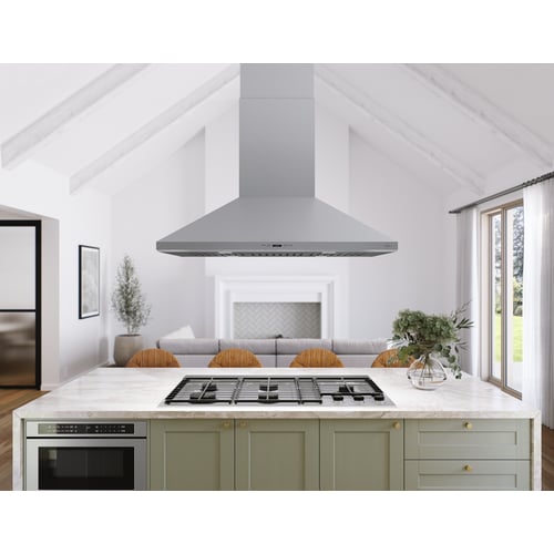 Zephyr Siena Pro Island 48" SS LED ACT