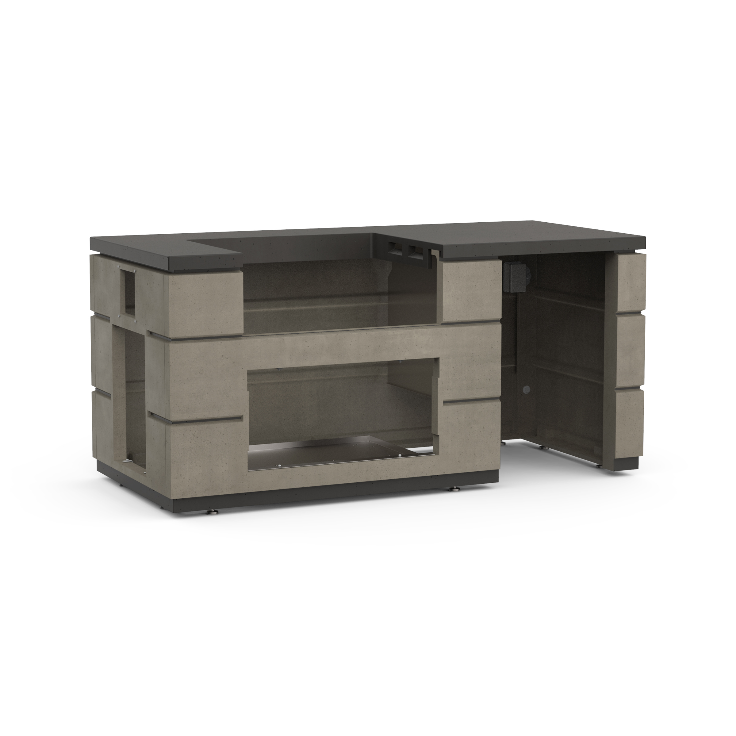 Fire Magic Contemporary Pre-Fab Pizza Oven Island