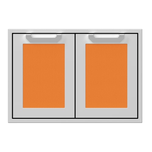 Hestan 30" Double Storage Doors Recessed Marquise Accented Panels