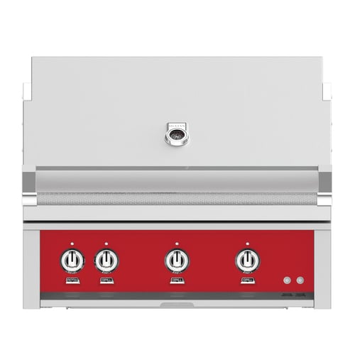 Hestan 36" Built-In Grill 2 Trellis Burners 1 Sear Burner Rotiss
