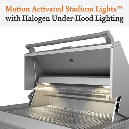 Hestan ASPIRE Grill Built-In 2 U-Burner Rotisserie 30"