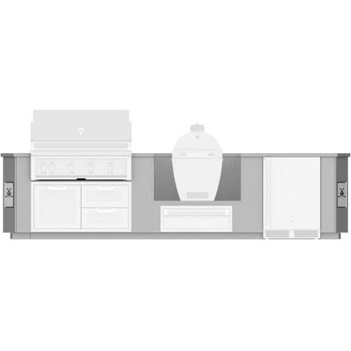 Hestan Grill Entertainment Suite Stainless Countertop Kamado 1