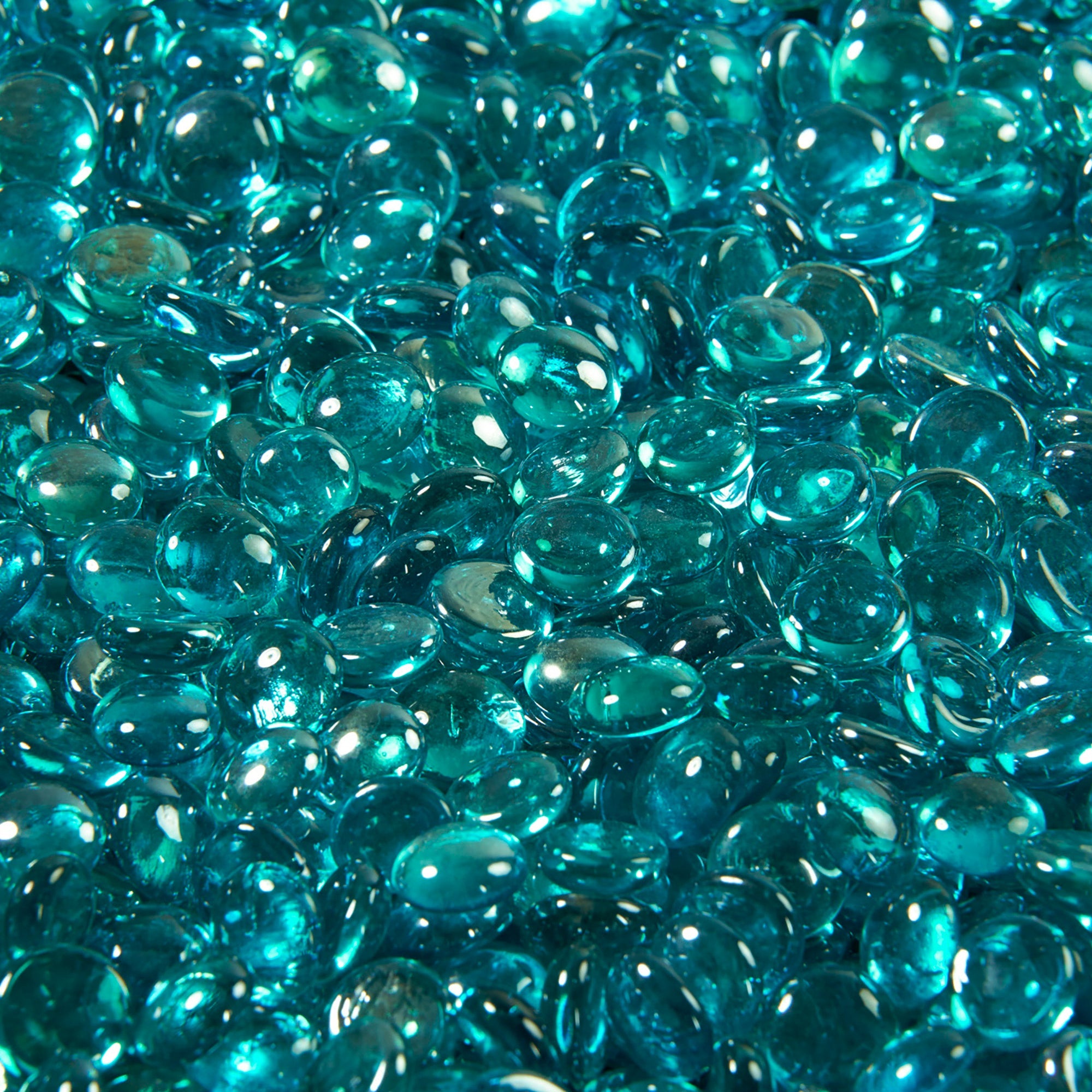 Aqua Marine Crystal Fire Glass Gems