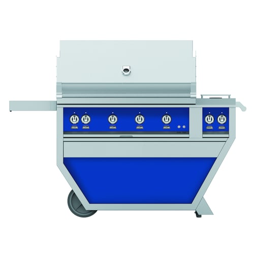Hestan 42" Grill & Deluxe Cart 3 Trellis burners 1 Sear Burner R