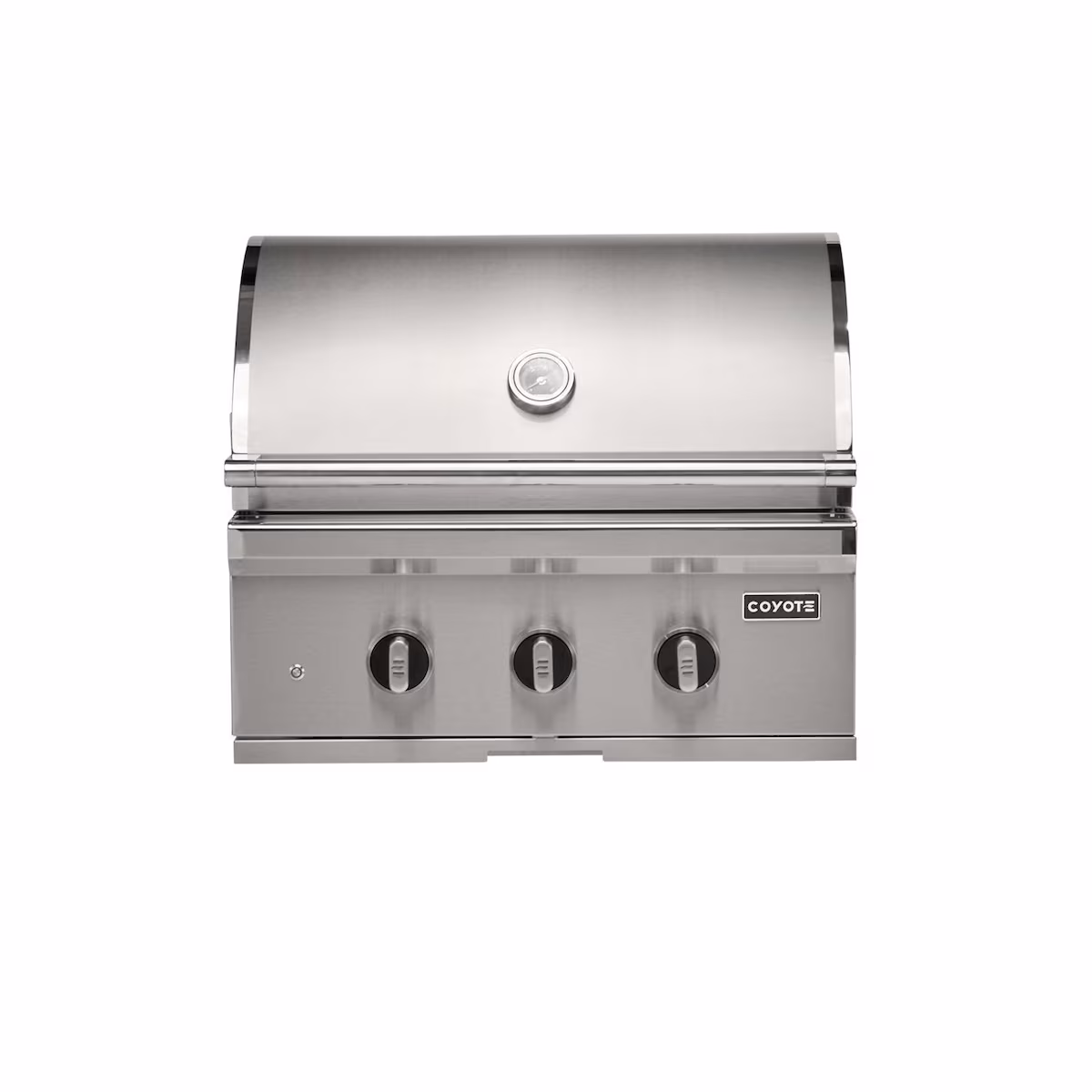 Coyote 30" SL-Series Grill, 2 Burner, Sear, Briquettes, NG