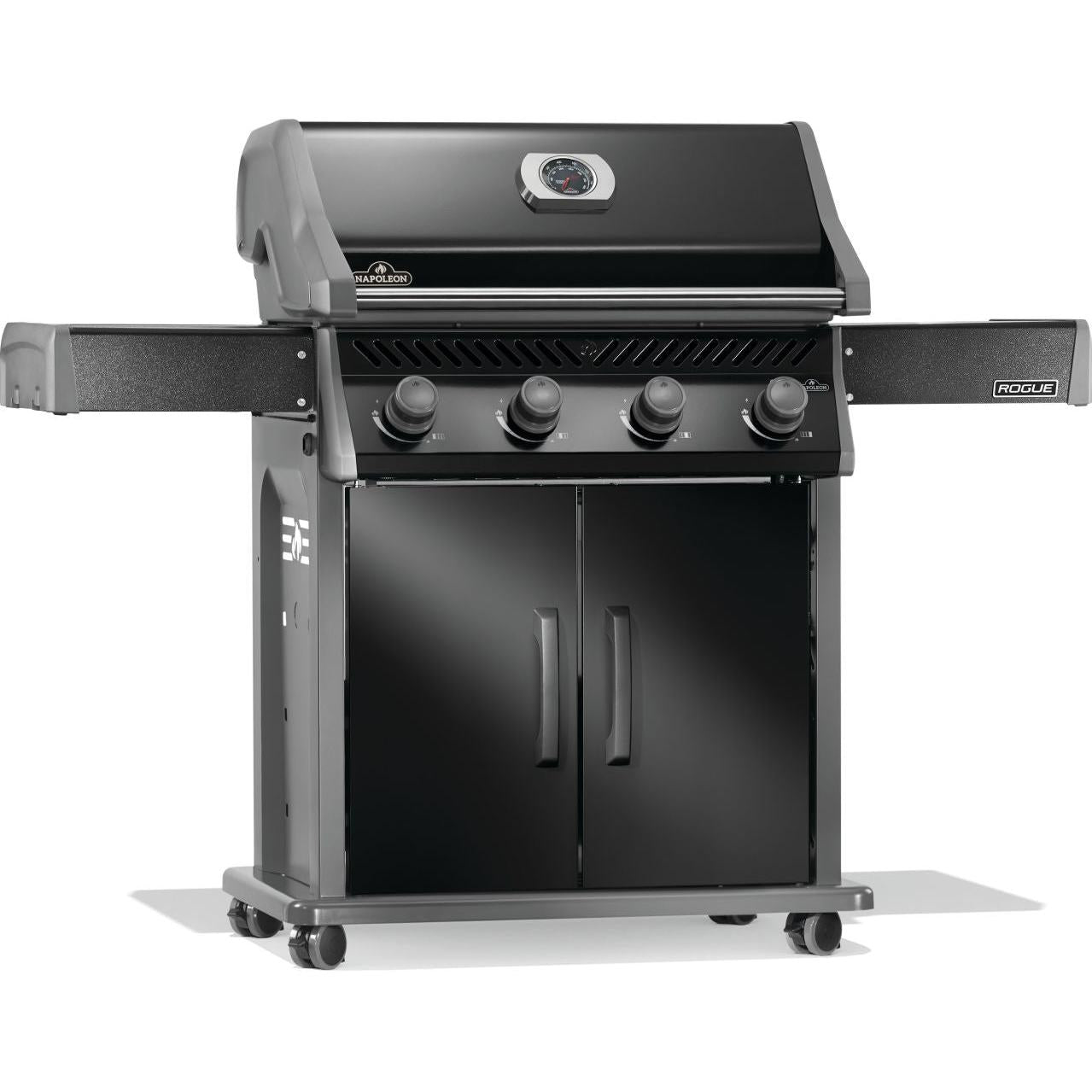 Napoleon Rogue® 525 Propane Gas Grill, Black, Stainless Steel Grids
