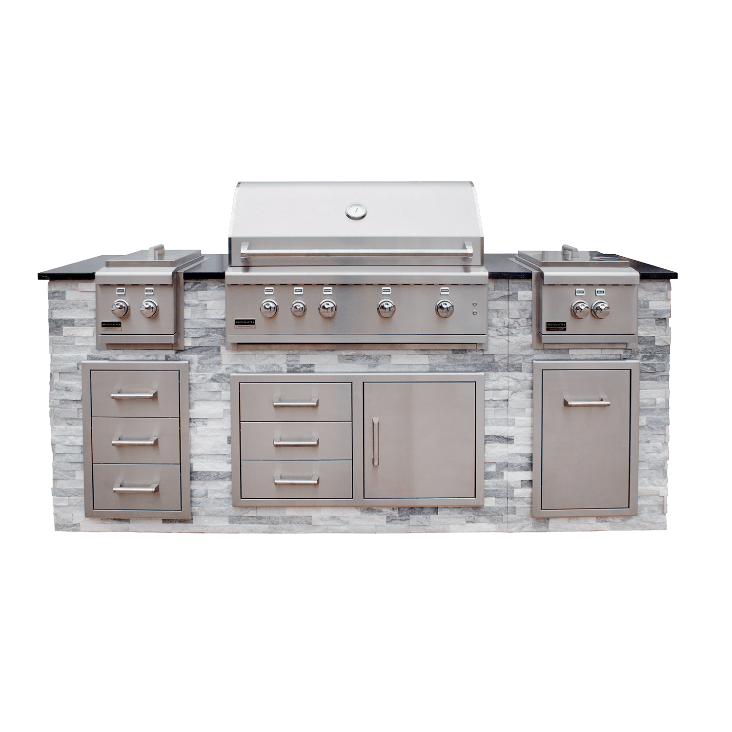 Broilmaster 42-in., 4 Burners, Work Lights, Rear IR Burner, and LED controls