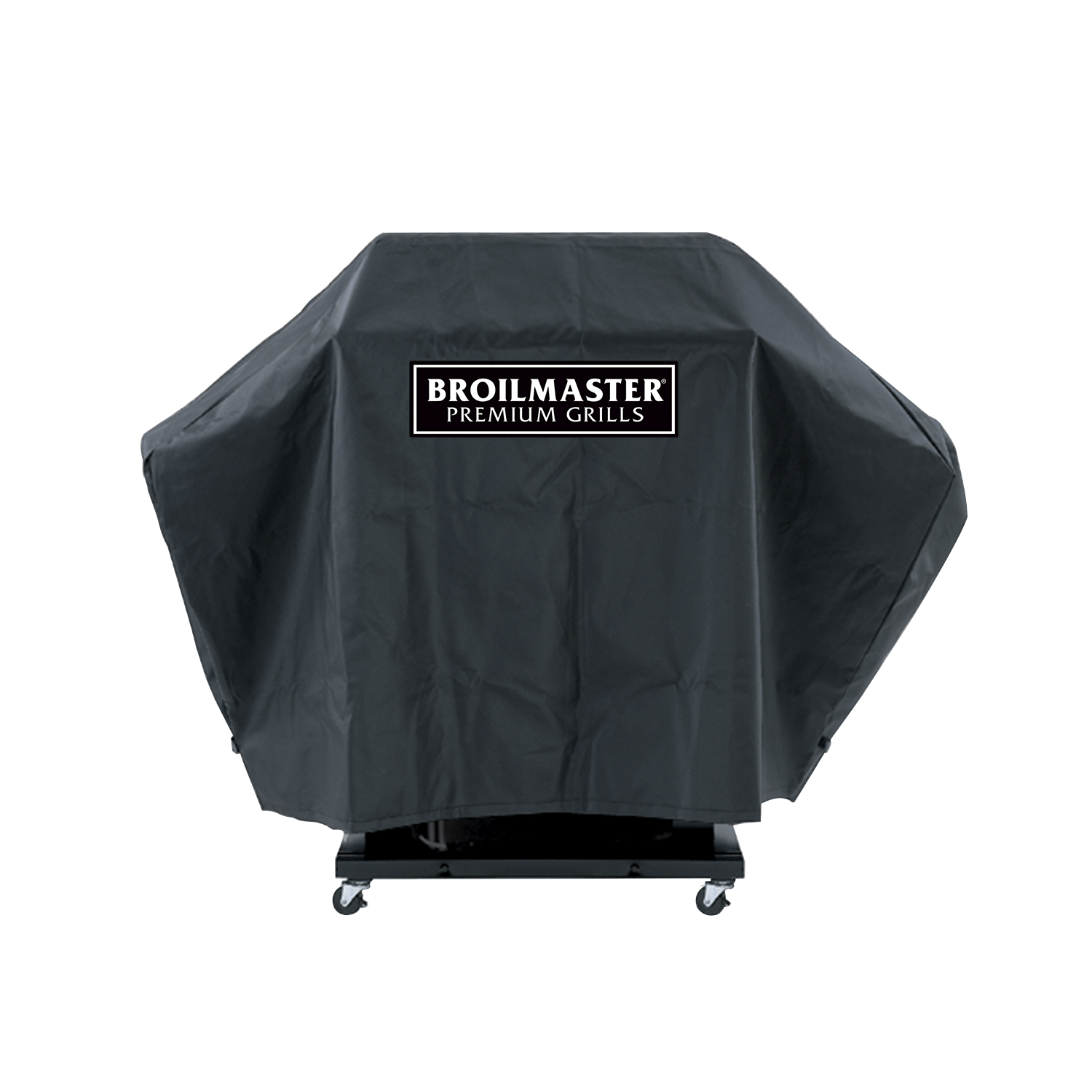 Broilmaster Full Length Cover for Broilmaster grill w/2 Side Shelves, Black