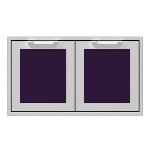 Hestan 36" Double Storage Doors Recessed Marquise Accented Panels