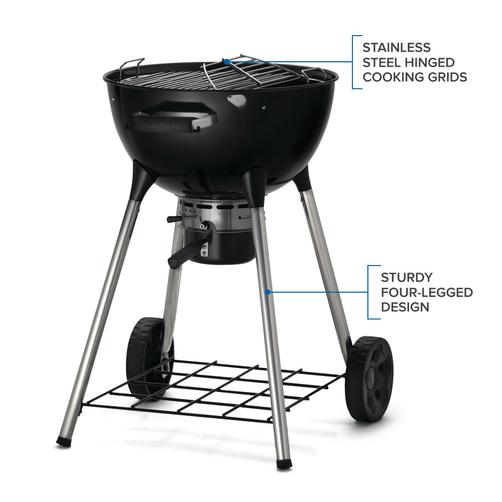 Napoleon Charcoal Kettle Grill, Black