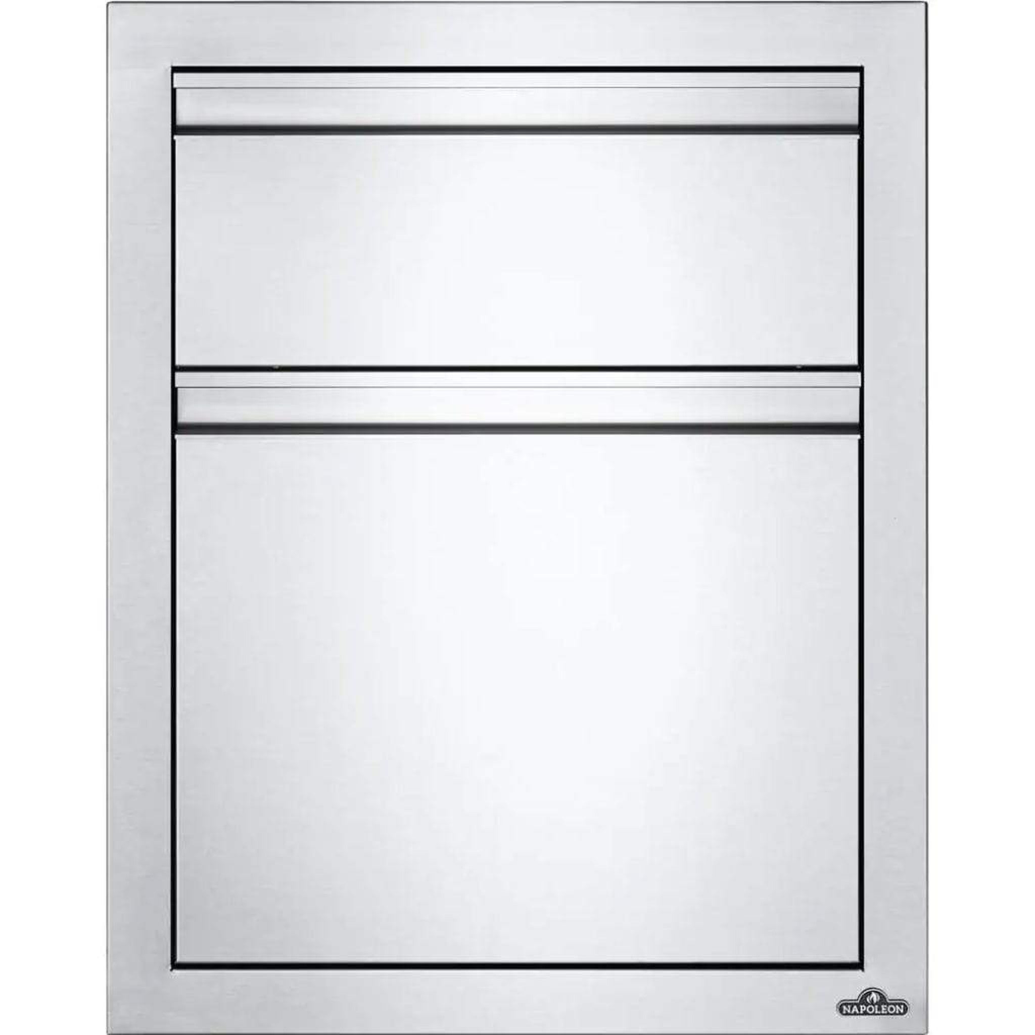 18" X 24" Double Drawer: Waste Bin