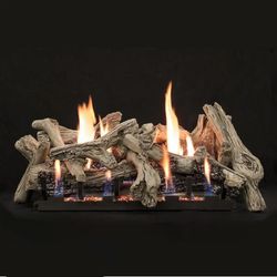 Empire 24" Driftwood  10pc Log Set