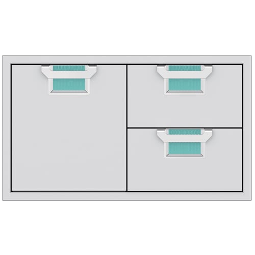 Hestan ASPIRE Double Drawer and Storage Door Combination 36"