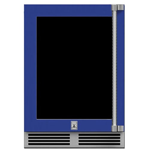 Hestan Outdoor Refrigerator 24" Lock Dual Zone Left Hinged