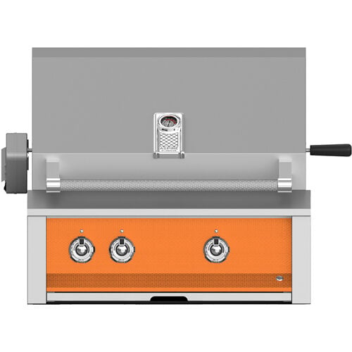 Hestan ASPIRE Grill Built-In 2 U-Burner Rotisserie 30"