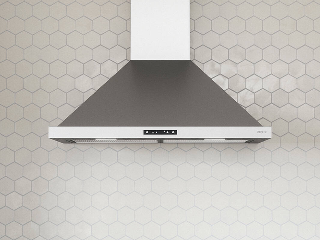 Zephyr Ombra Chimney Hood 30" LED ACT