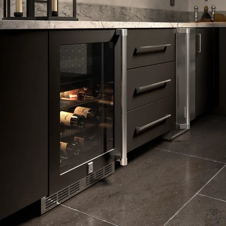 Hestan 15" Outdoor Ice Machine Left Hinged